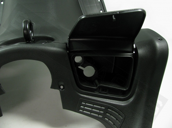 Piaggio Complete Front Glove Compartment, Black